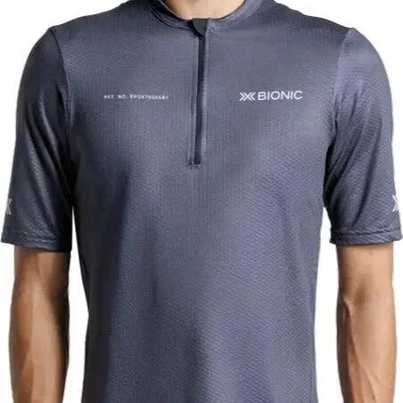 X-Bionic Corefusion Men's Gray Short-Sleeve Gravel Jersey