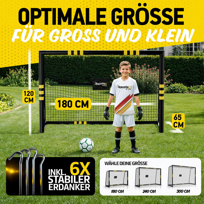 RACETEX Fußballtor BIG 180 x 120 cm 5/7