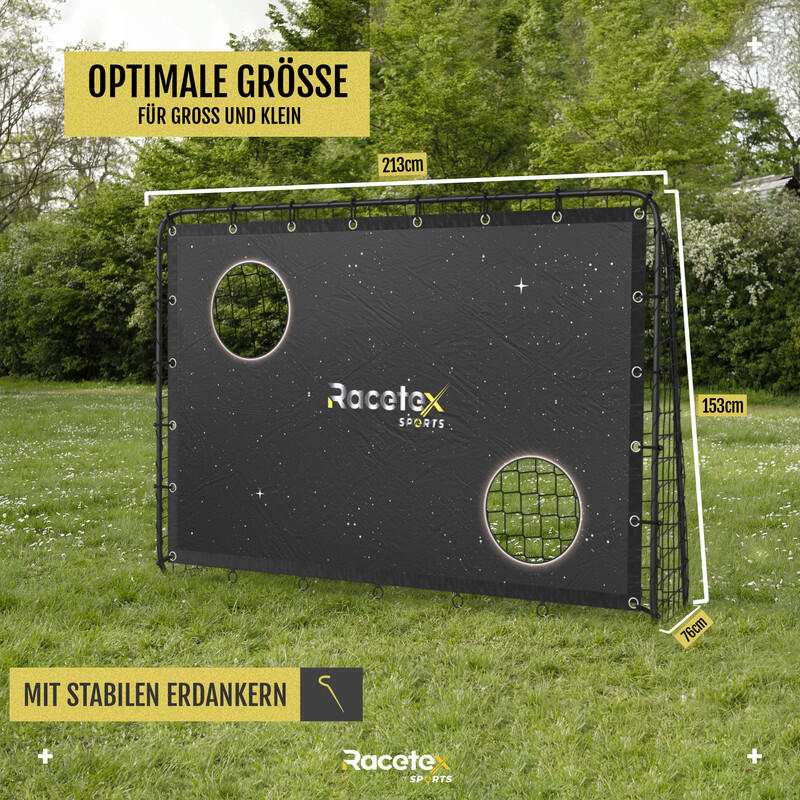 RACETEX Goal Galaxy Fußballtor 213x153 cm 3/6