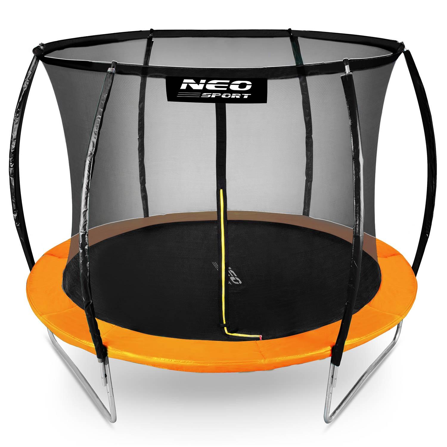 Trampolina ogrodowa Neo-Sport NS-10C201 Circle 312cm/10ft z siatką wewnętrzną 2/7