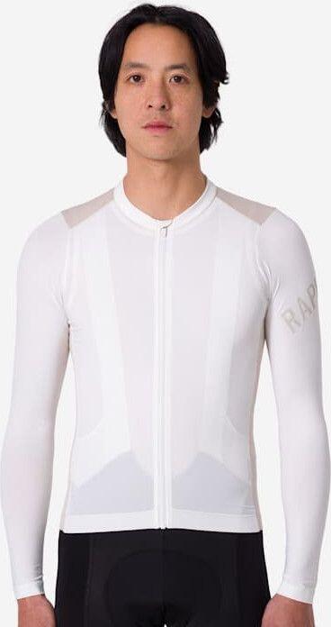 Maillot manches longues Rapha Pro Team Lightweight Blanc/Gris Homme 3/6