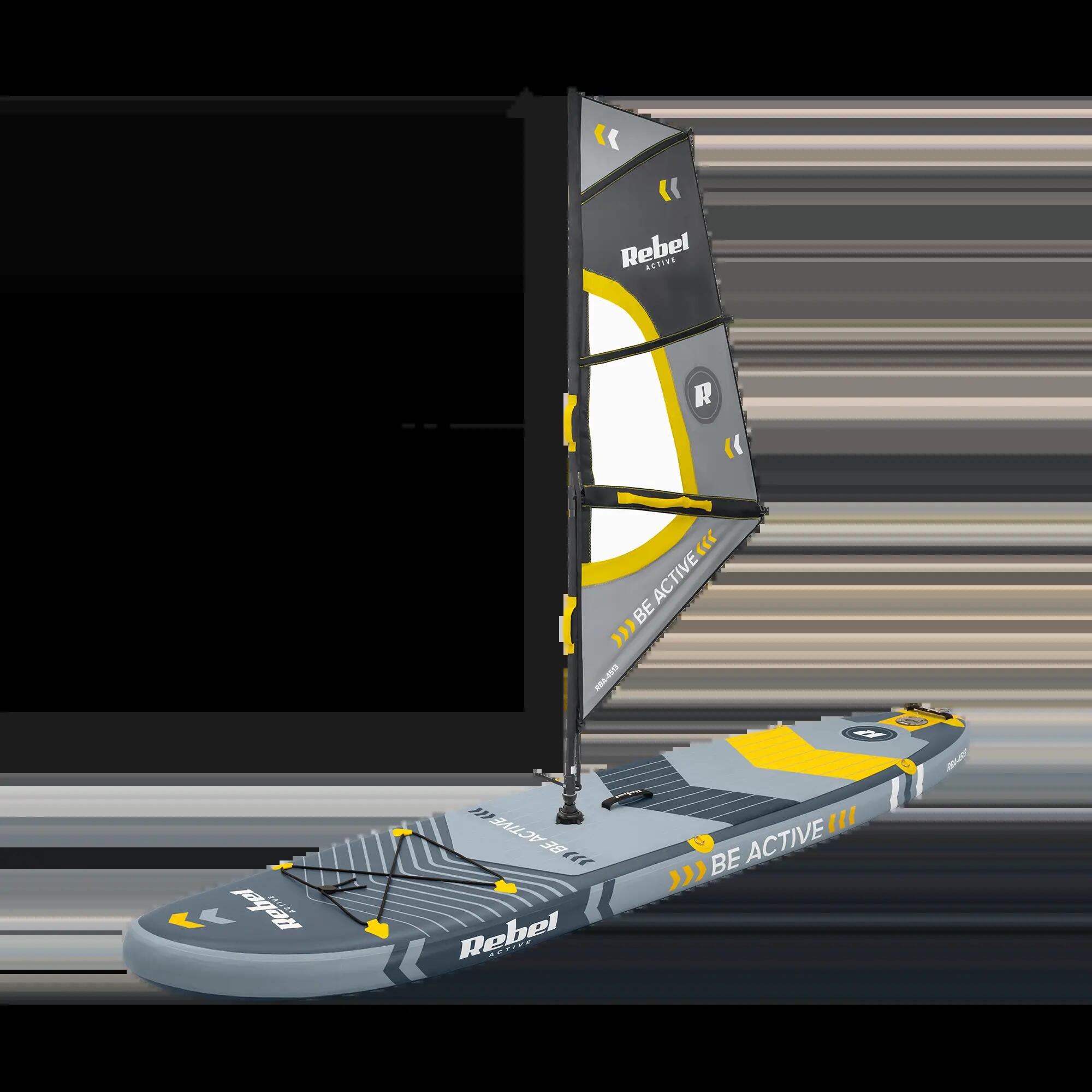 Deska SUP windsurfing pompowana do pływania 305 cm wiosło zestaw żagiel 4/7
