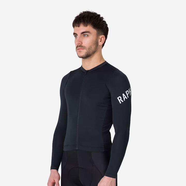 Maillot Manches Longues Rapha Pro Team Lightweight Gris Foncé 4/6
