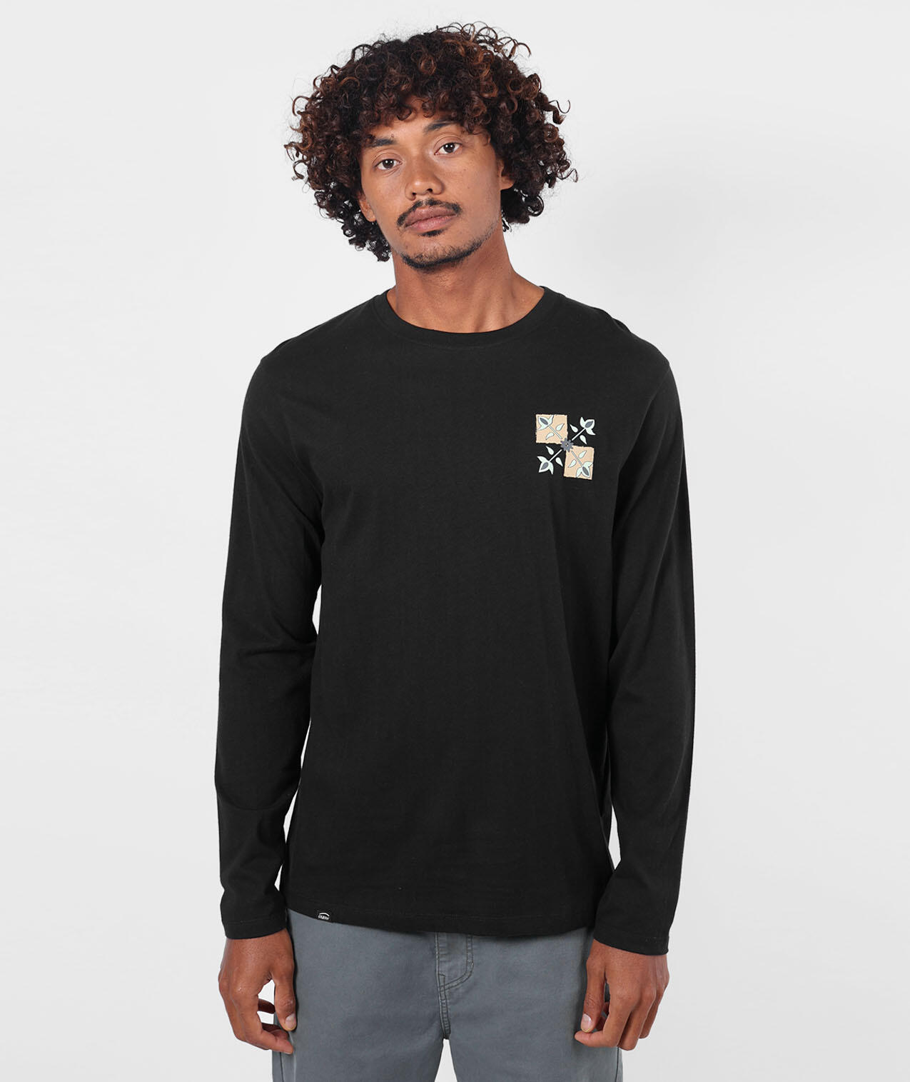 T-shirt a maniche lunghe TILE 3/5
