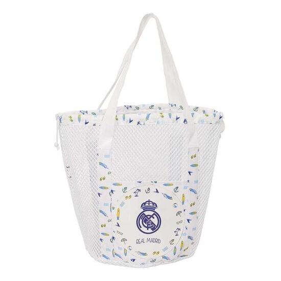 Borsa da spiaggia per adulti del Real Madrid resistente alla sabbia