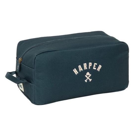 Harper & Neyer Schuhbeutel für Erwachsene mit stabilem Seitengriff, Blau