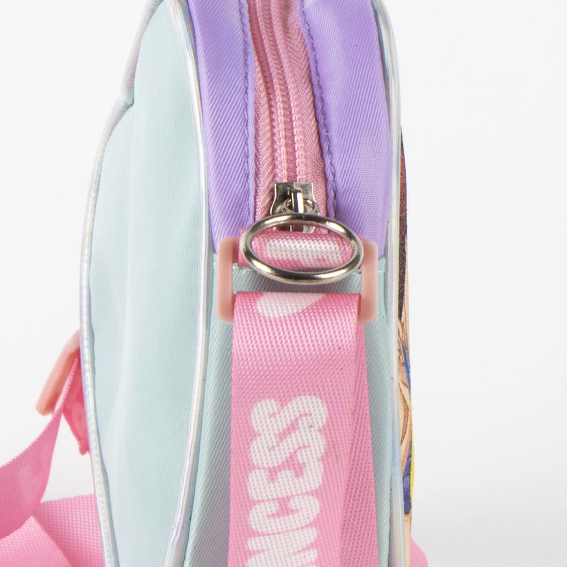 Sac à main enfant Princesse Cœur avec bandoulière réglable en polyester, lilas 5/5