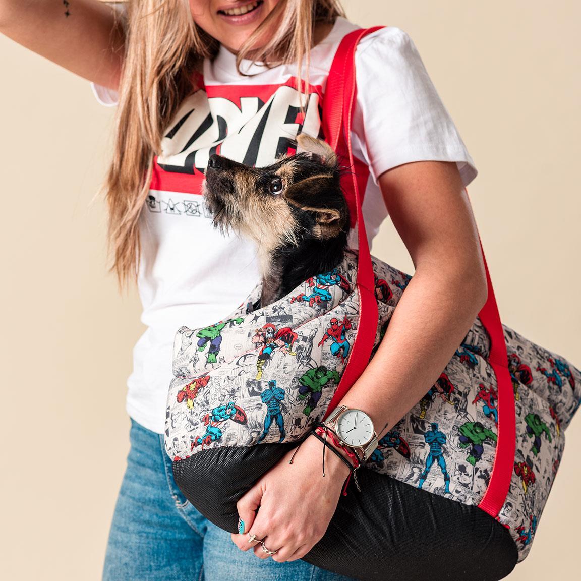 Bolsa de ombro infantil Hello Kitty com alça ajustável, poliéster vermelho. 7/7