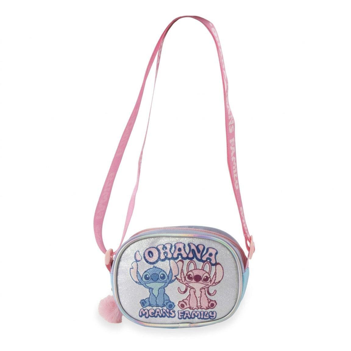 Bolsa infantil Inside Out 2 com alça ajustável, roxa. 4/6