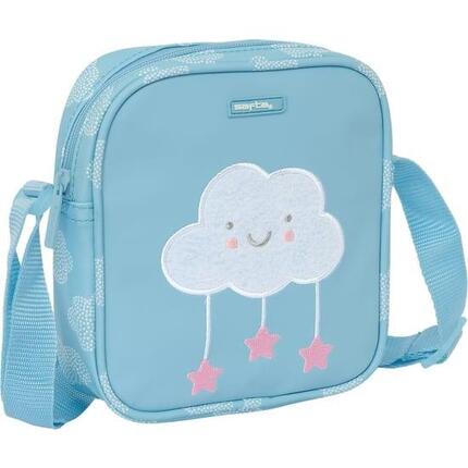 Sac de sport enfant Benetton Vichy avec bandoulière et poche, rose