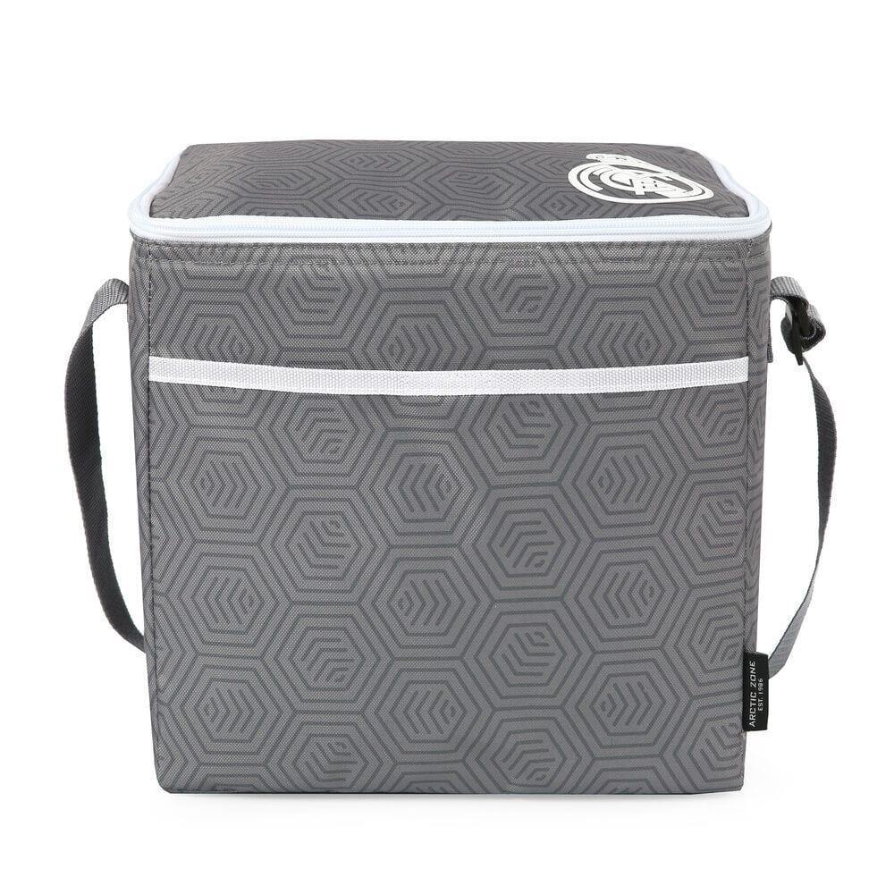 Sac à déjeuner pliable Real Madrid pour adultes, en polyester gris 4/4
