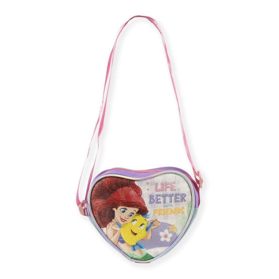 Sac à main enfant Princesse Cœur avec bandoulière réglable en polyester, lilas 3/5