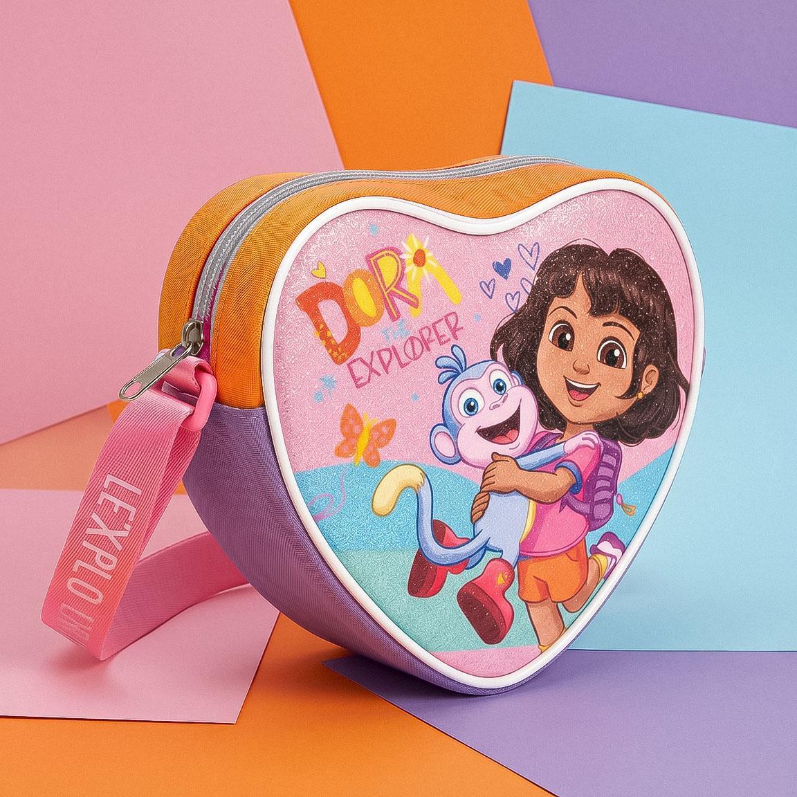Sac à dos Dora l'exploratrice pour enfants, avec bandoulière, en polyester 6/6