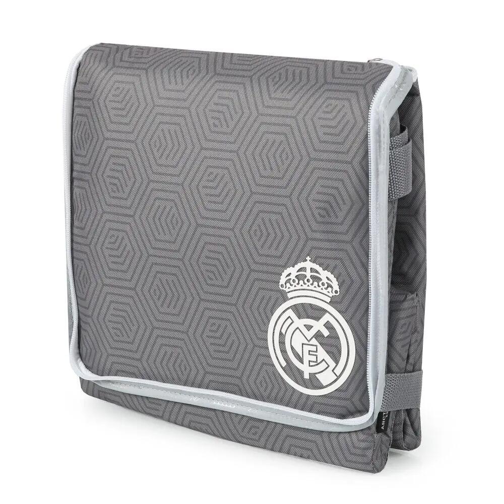 Faltbare Real Madrid Lunchtasche für Erwachsene, Polyester, Grau 4/6