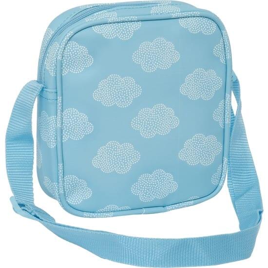 Sac de sport Benetton pour adulte avec bandoulière réglable, gris argenté 2/3