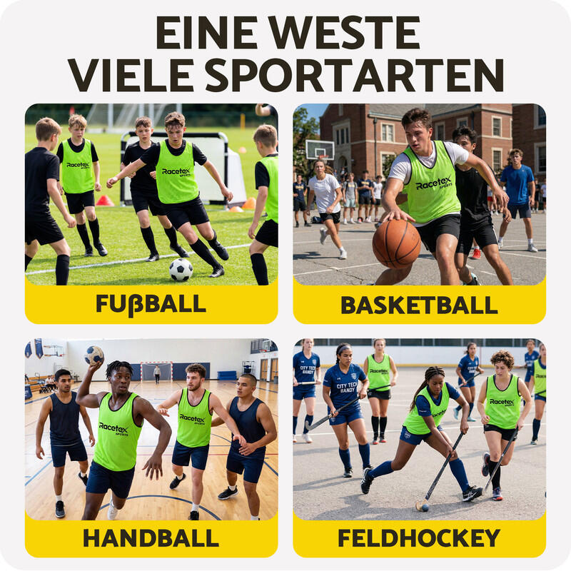 RACETEX Trainingsleibchen L 6/7