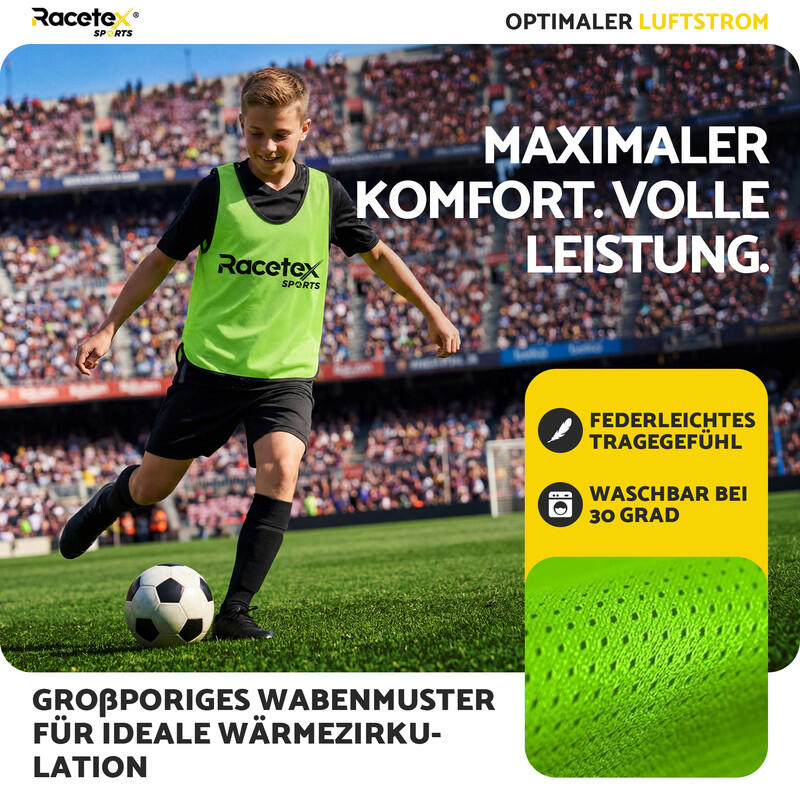 RACETEX Trainingsleibchen L 5/7