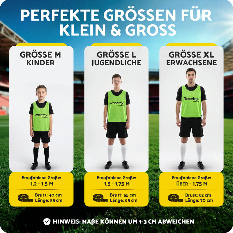 RACETEX Trainingsleibchen L 3/7