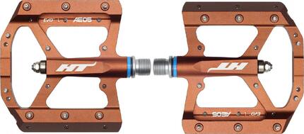 Flache Pedale HT Components AE05 Bronze