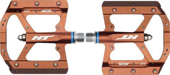 Flache Pedale HT Components AE05 Bronze