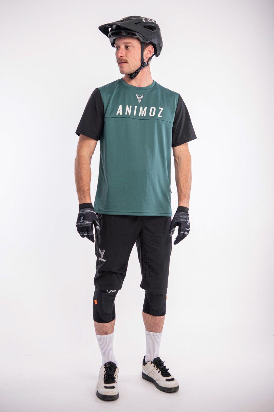 Maillot Manches Courtes Animoz Wild Vert 3/3