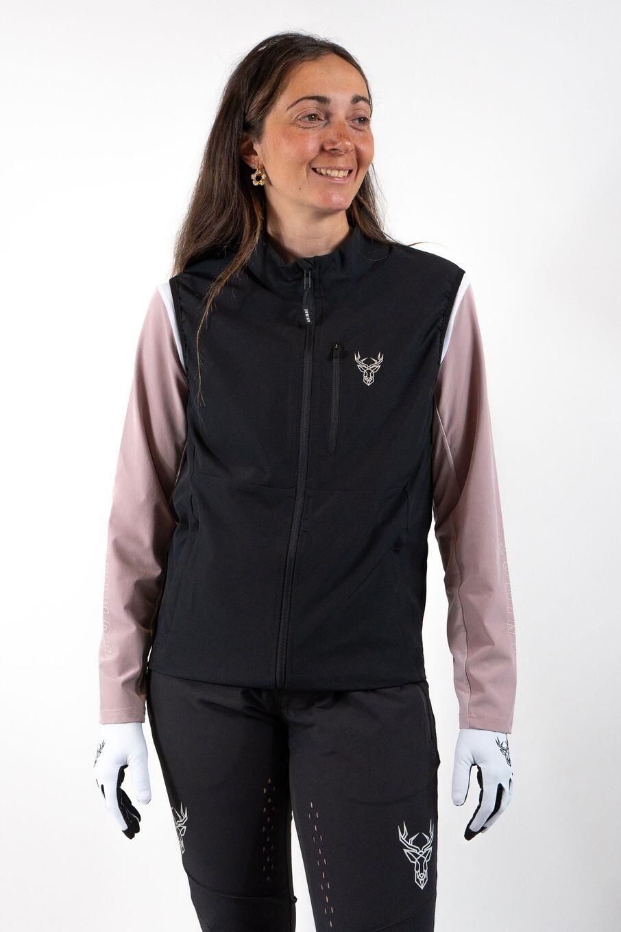 Gilet Sans Manches Animoz Wild Breeze Noir 3/4