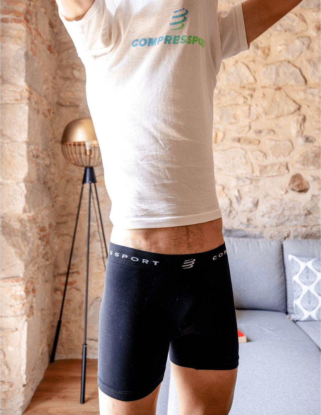 Boxer Compressport Feelfree Seamless Nero Uomo 4/5