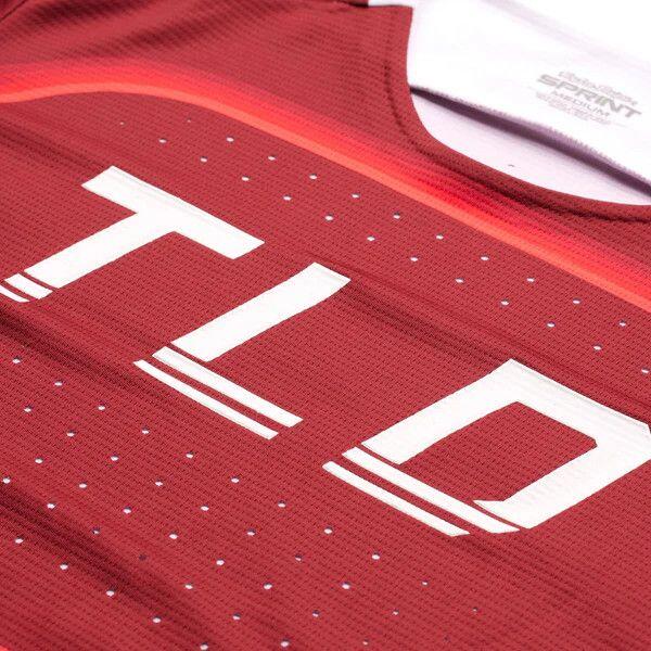Maillot Manches Longues Troy Lee Designs Sprint Rouge 5/7