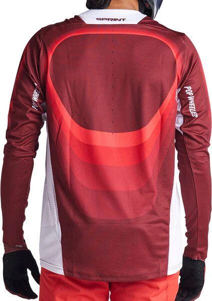 Maillot Manches Longues Troy Lee Designs Sprint Rouge 4/7