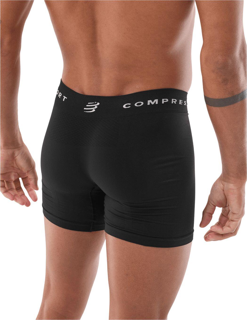 Boxer Compressport Feelfree Seamless Nero Uomo 3/5