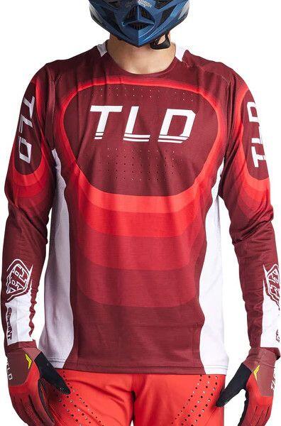 Maillot Manches Longues Troy Lee Designs Sprint Rouge 2/7
