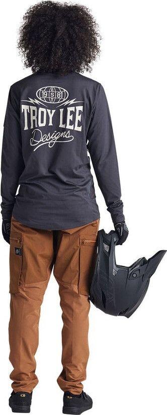 Troy Lee Designs Ruckus Ride Grijs T-shirt met lange mouwen 3/7