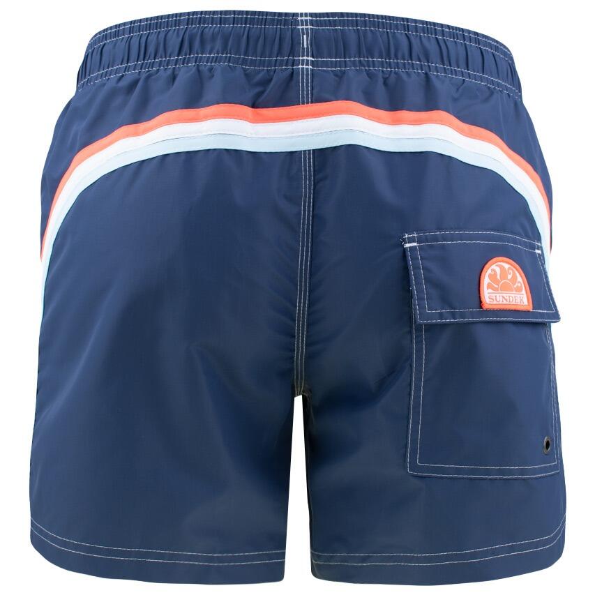 Heren Elastic Waist Zwemshort Blauw V 6/6