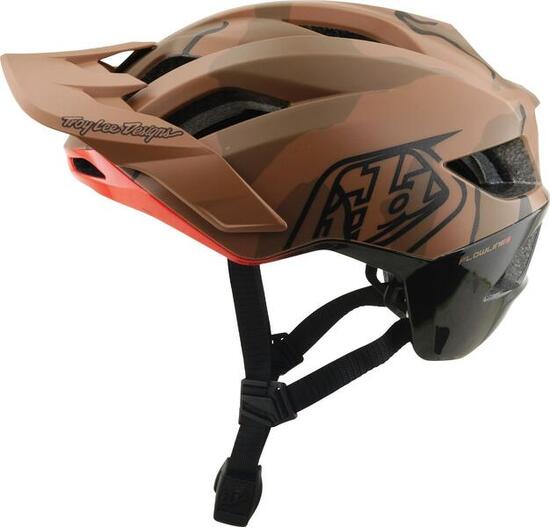 Casco da MTB Troy Lee Designs Flowline SE Mips Badge Sienna Camo