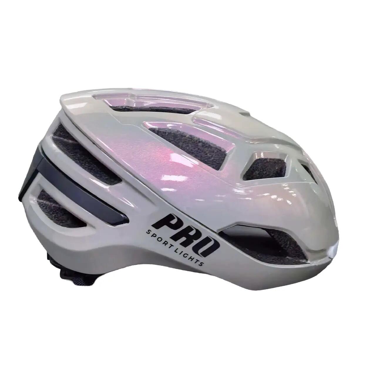 Fietshelm met Richtingsaanwijzers Metallic LED Verlichting Slimme Helm 3/4