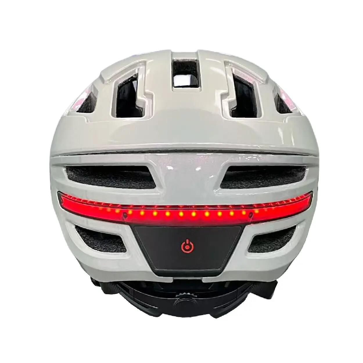 Fietshelm met Richtingsaanwijzers Metallic LED Verlichting Slimme Helm 2/4