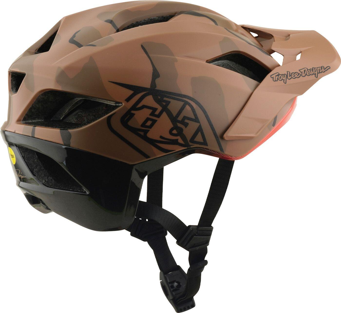 Casco da MTB Troy Lee Designs Flowline SE Mips Badge Sienna Camo 4/7