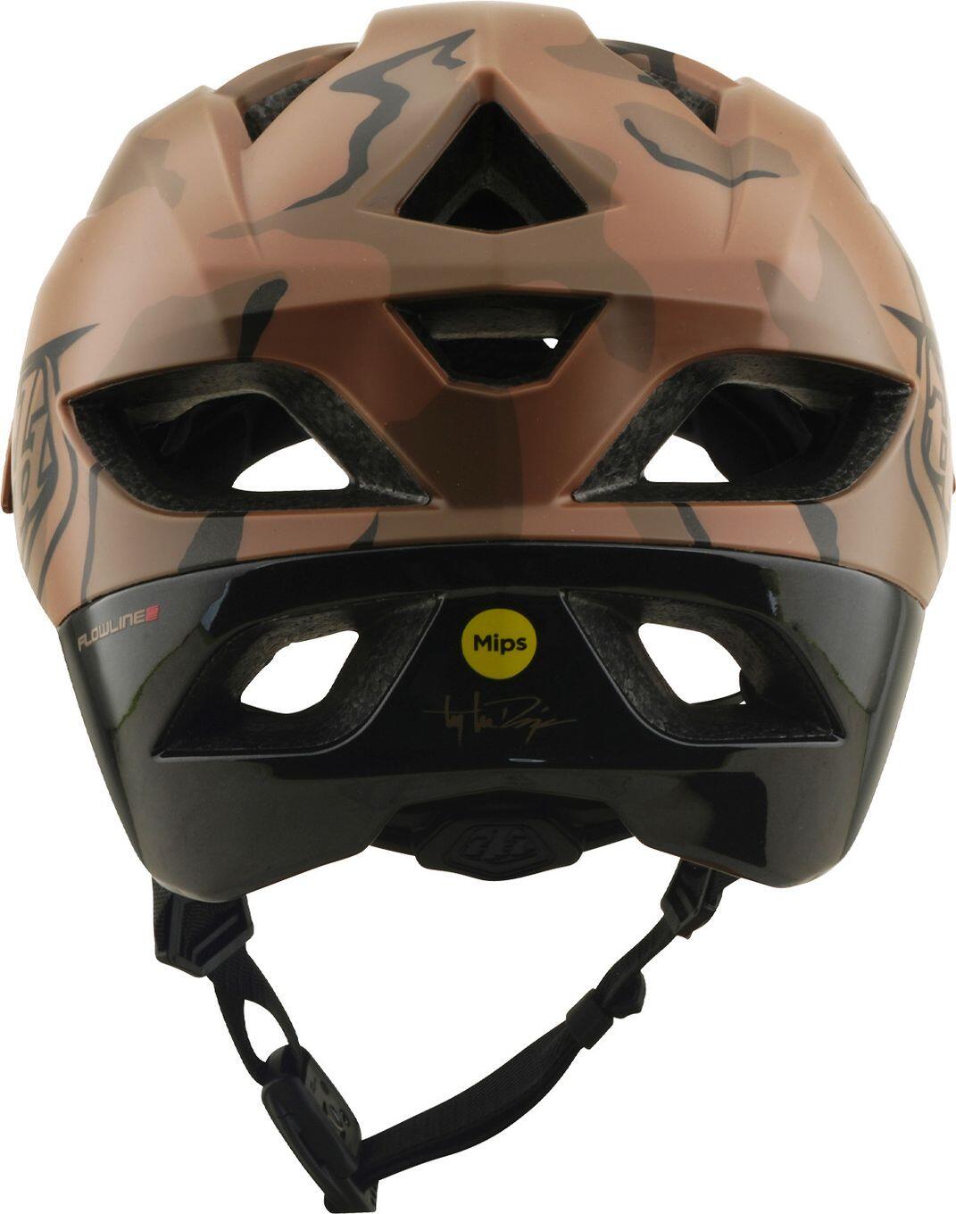 Casco da MTB Troy Lee Designs Flowline SE Mips Badge Sienna Camo 3/7