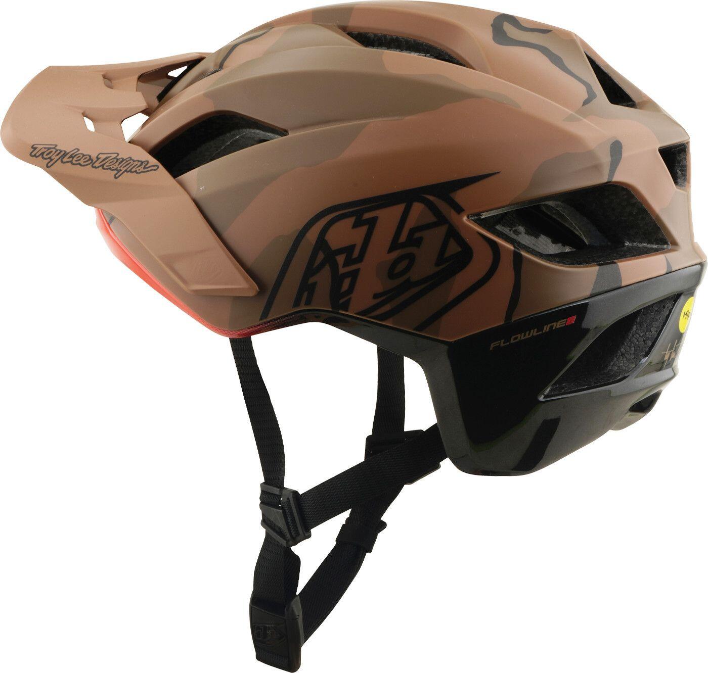 Casco da MTB Troy Lee Designs Flowline SE Mips Badge Sienna Camo 2/7