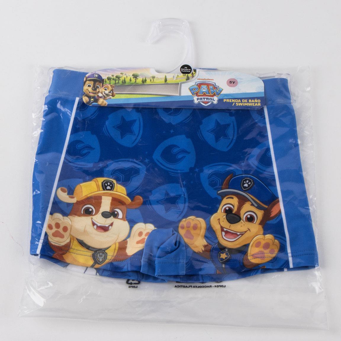Costume da bagno boxer da bambino Paw Patrol in poliestere ed elastan ad 4/4
