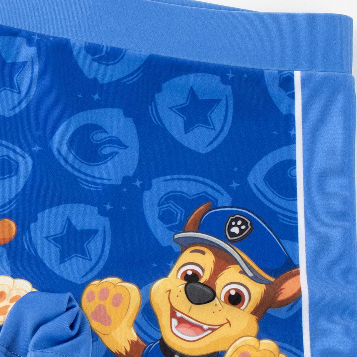 Costume da bagno boxer da bambino Paw Patrol in poliestere ed elastan ad 3/4
