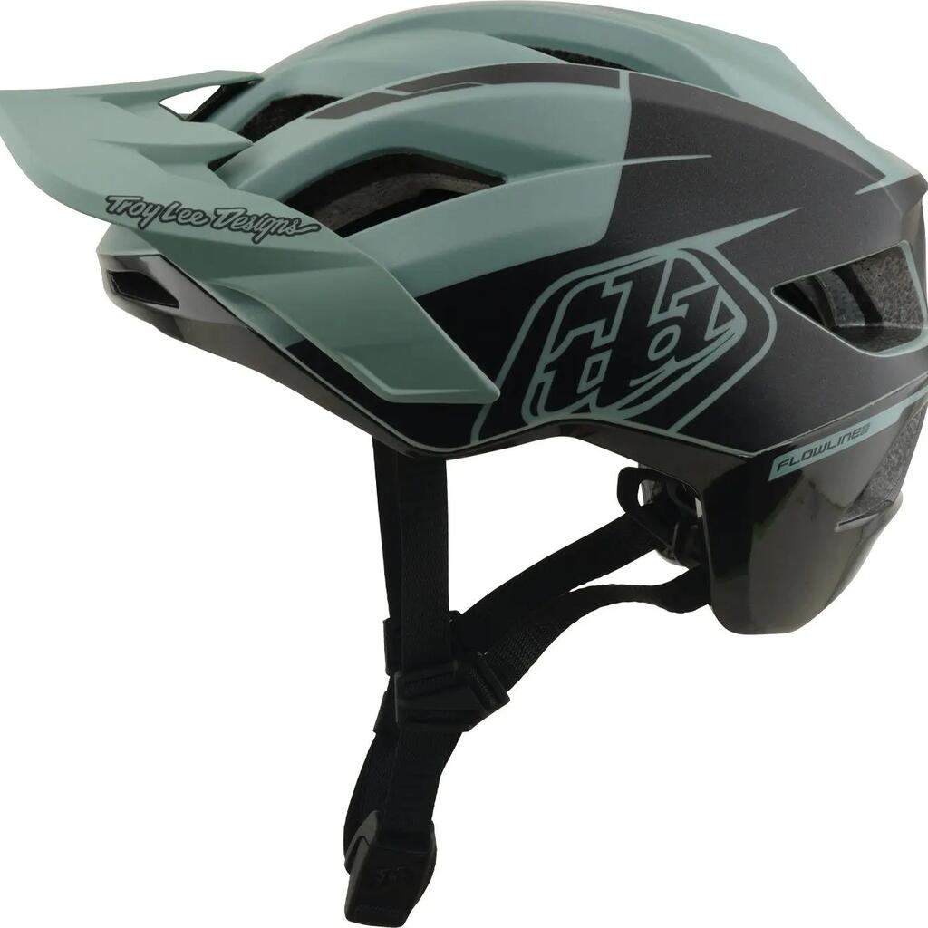Troy Lee Designs Flowline SE Mips Hydro Sage/Charcoal Mountain Bike Helmet