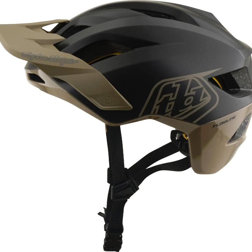 Troy Lee Designs Flowline Mips Point Charcoal Timber Mountain Bike Helmet