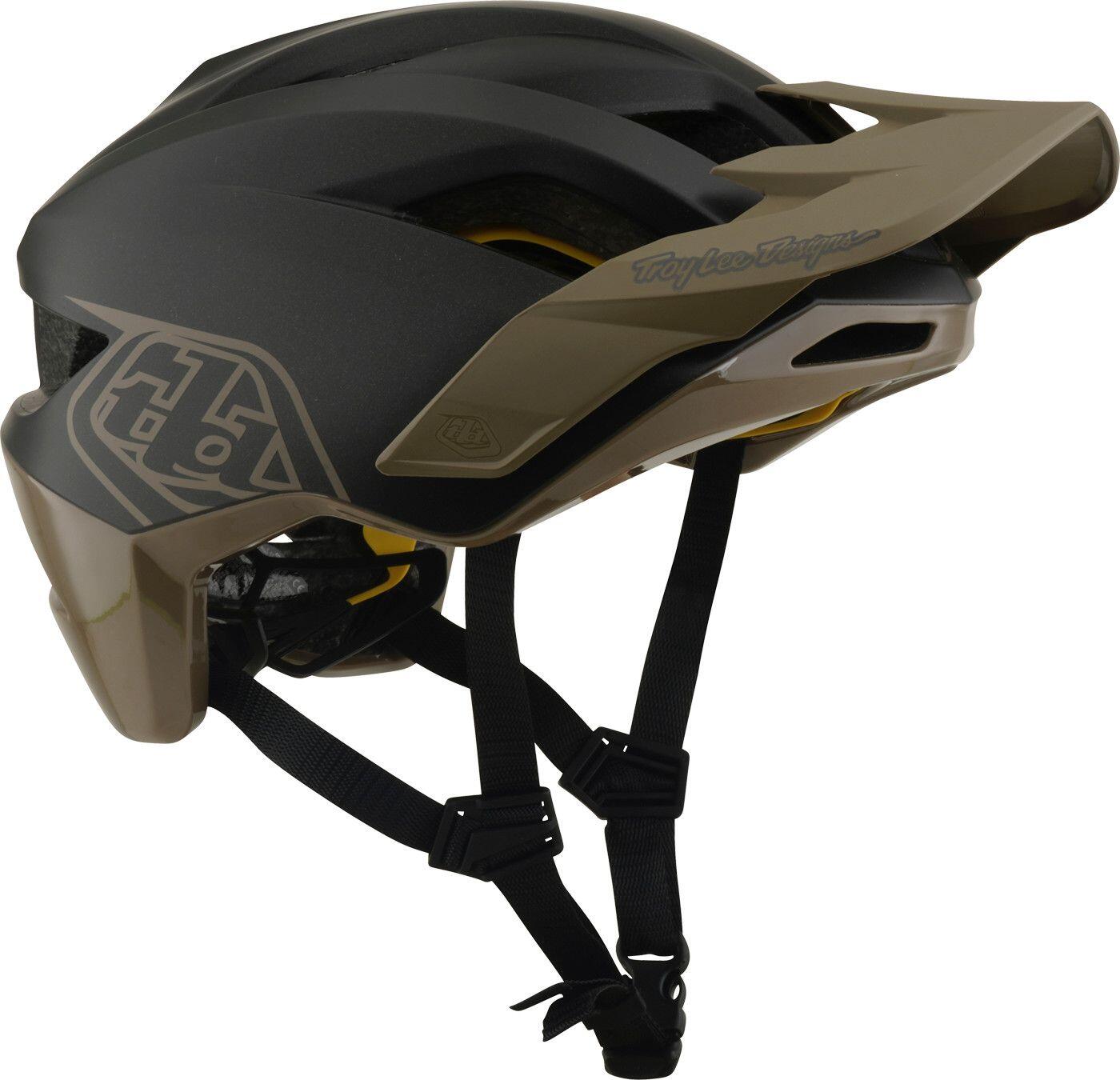Casco da MTB Troy Lee Designs Flowline Mips Point Charcoal Timber 6/7