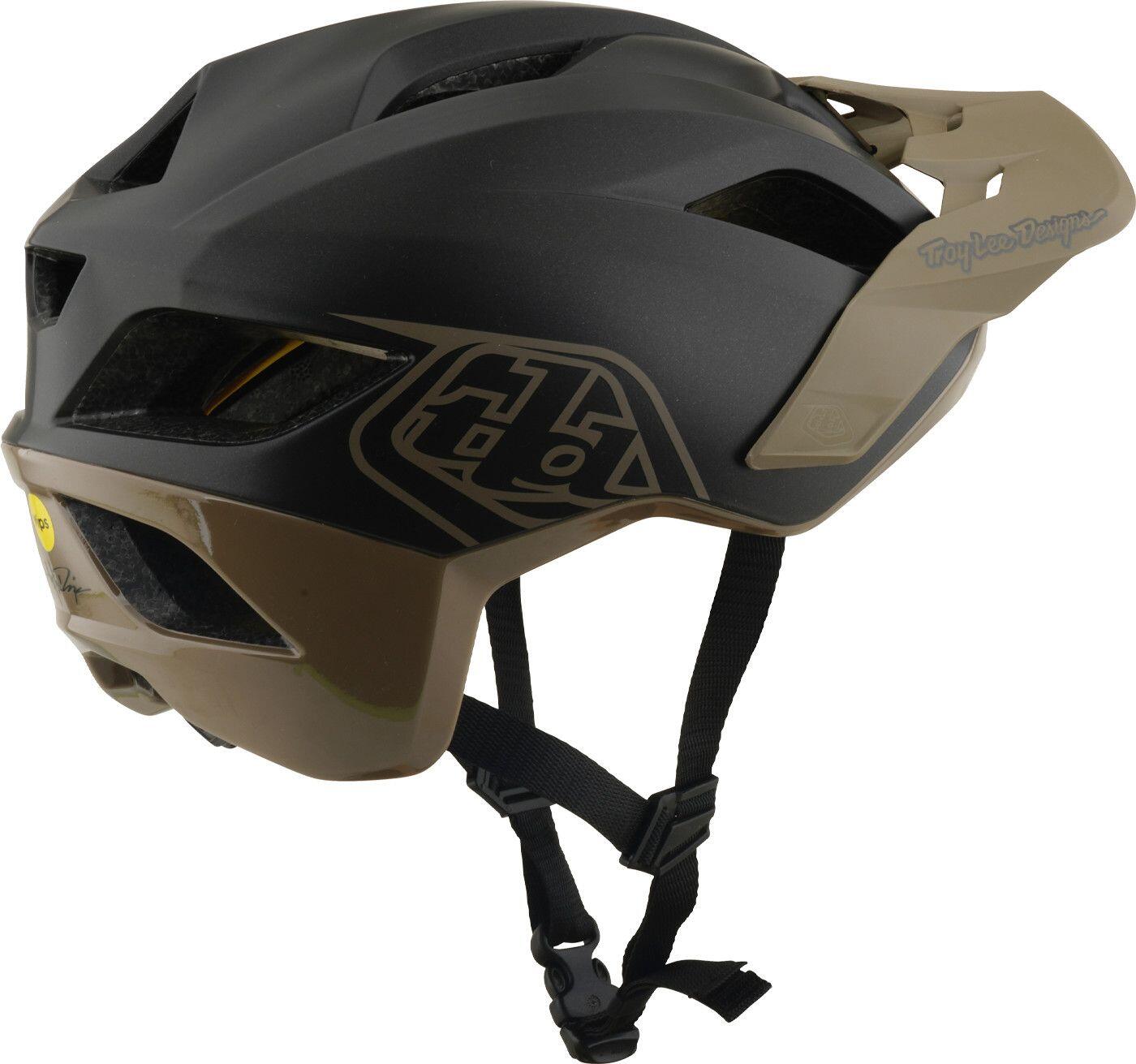 Casco da MTB Troy Lee Designs Flowline Mips Point Charcoal Timber 4/7