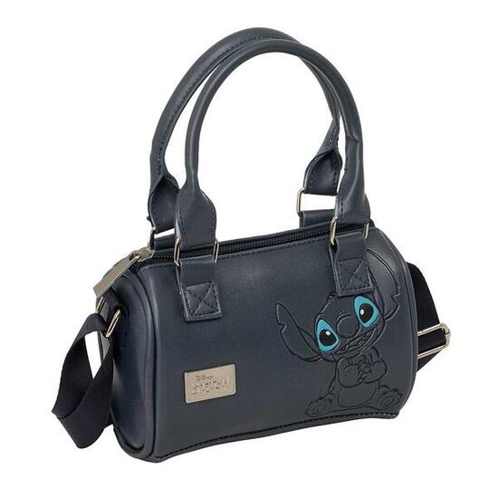 Borsa sportiva per bambini Stitch 3D in poliestere con tracolla regolabile - Blu