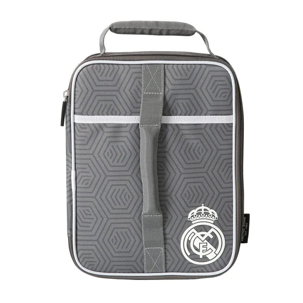Kinderlunchtas Real Madrid thermisch met bakje 650 ml grijs 3/6