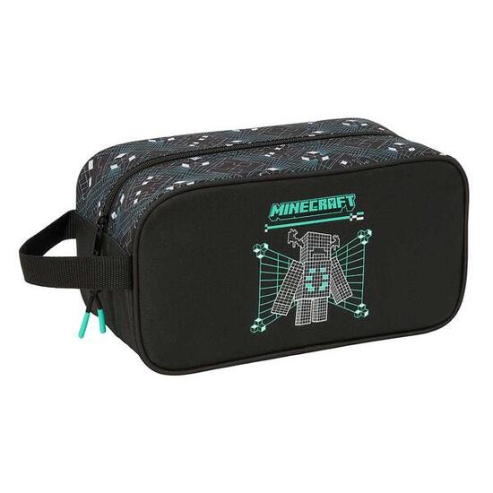 Sac à chaussures Minecraft pour enfants (taille moyenne) avec poignée latérale