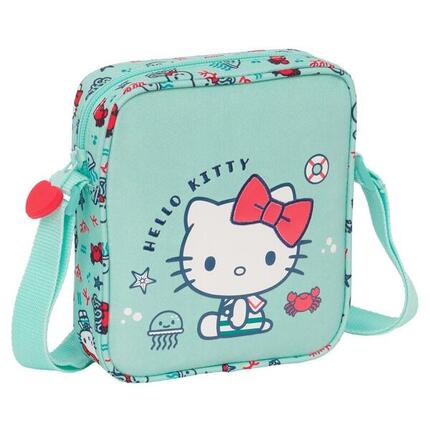 Moos Lovely recycelte Kinder-Sporttasche mit Schultergurt, blau