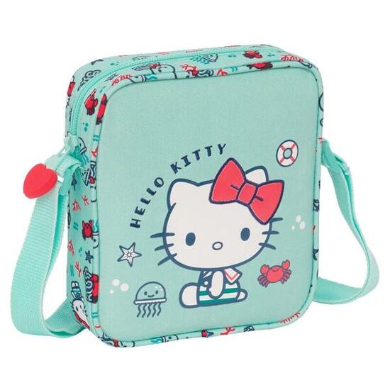 Moos Lovely recycelte Kinder-Sporttasche mit Schultergurt, blau